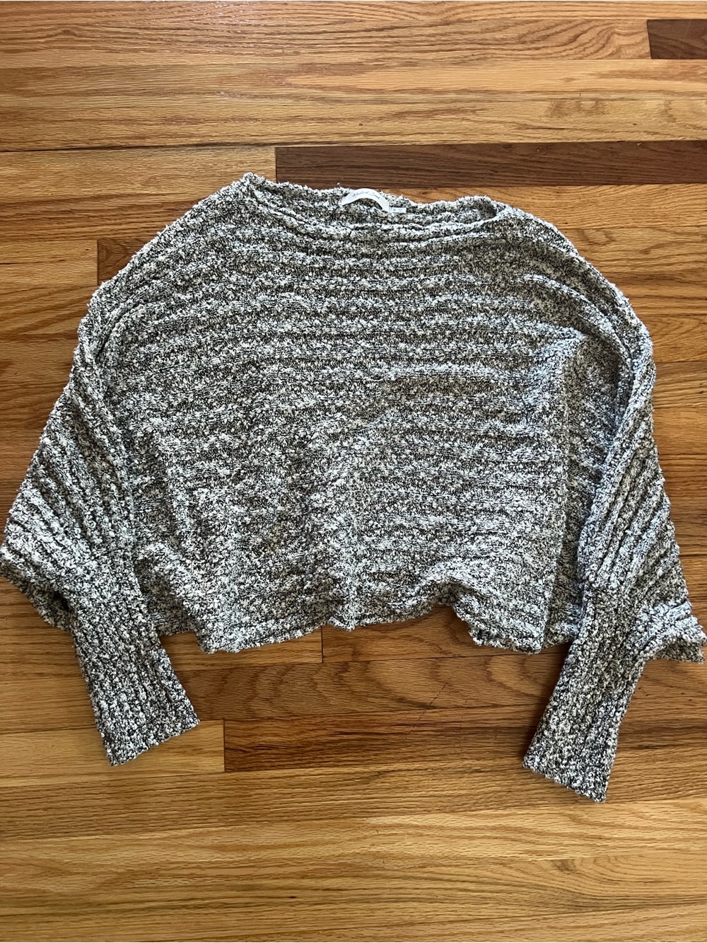 Women’s Mustard Seed Black/white Marled Sweater